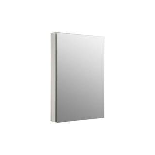 KOHLER Catalan 24.125 in. x 36 in. Recessed or Surface Mount Medicine Cabinet in Satin Anodized Aluminum K-2936-PG-SAA