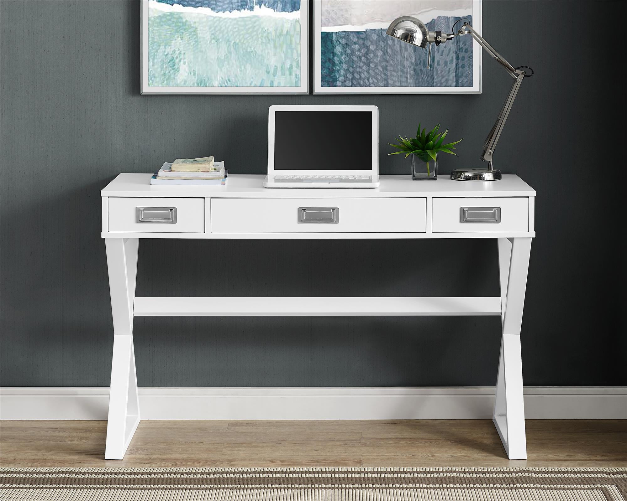 Better Homes & Gardens Crossmark Campaign Desk, White