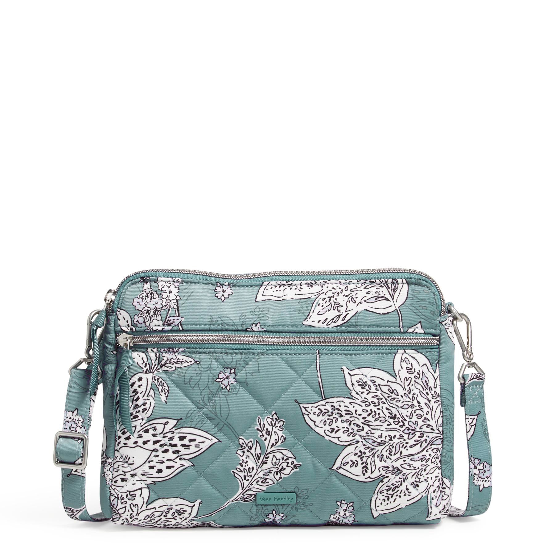 Triple Compartment Crossbody Bag