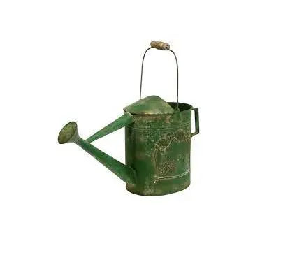 Metal Army Green Outdoor Watering Cane With Powder Coating Finishing Excellent Quality Round Shape For Garden Use