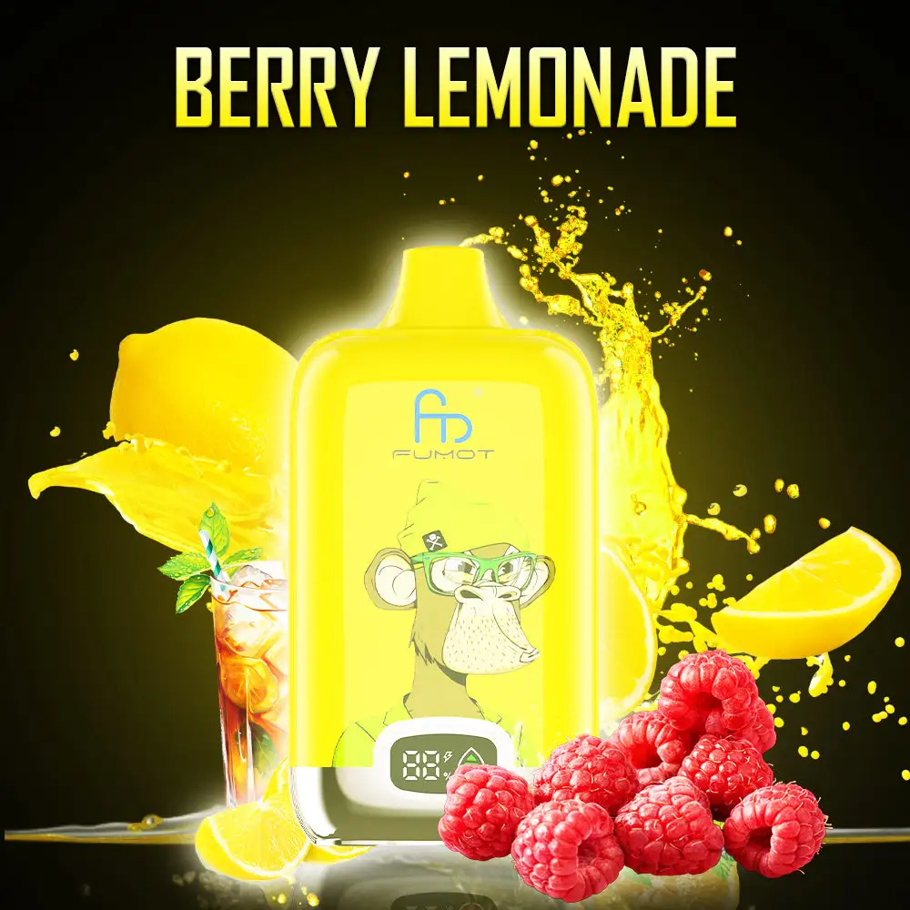 Fumot Tornado Digital Box 12000 Puffs - Berry Lemonade