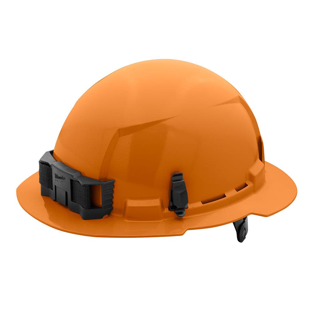 MW Orange Full Brim Hard Hat with 6pt Ratcheting Suspension Type 1 Class E 48-73-1133 from MW