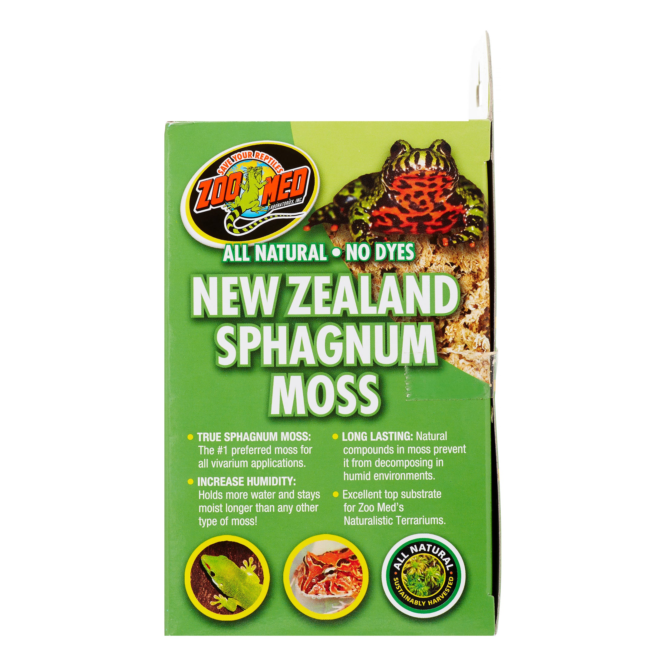 Zoo Med New Zealand Sphagnum Moss Terrarium Substrate， 80 Cu In