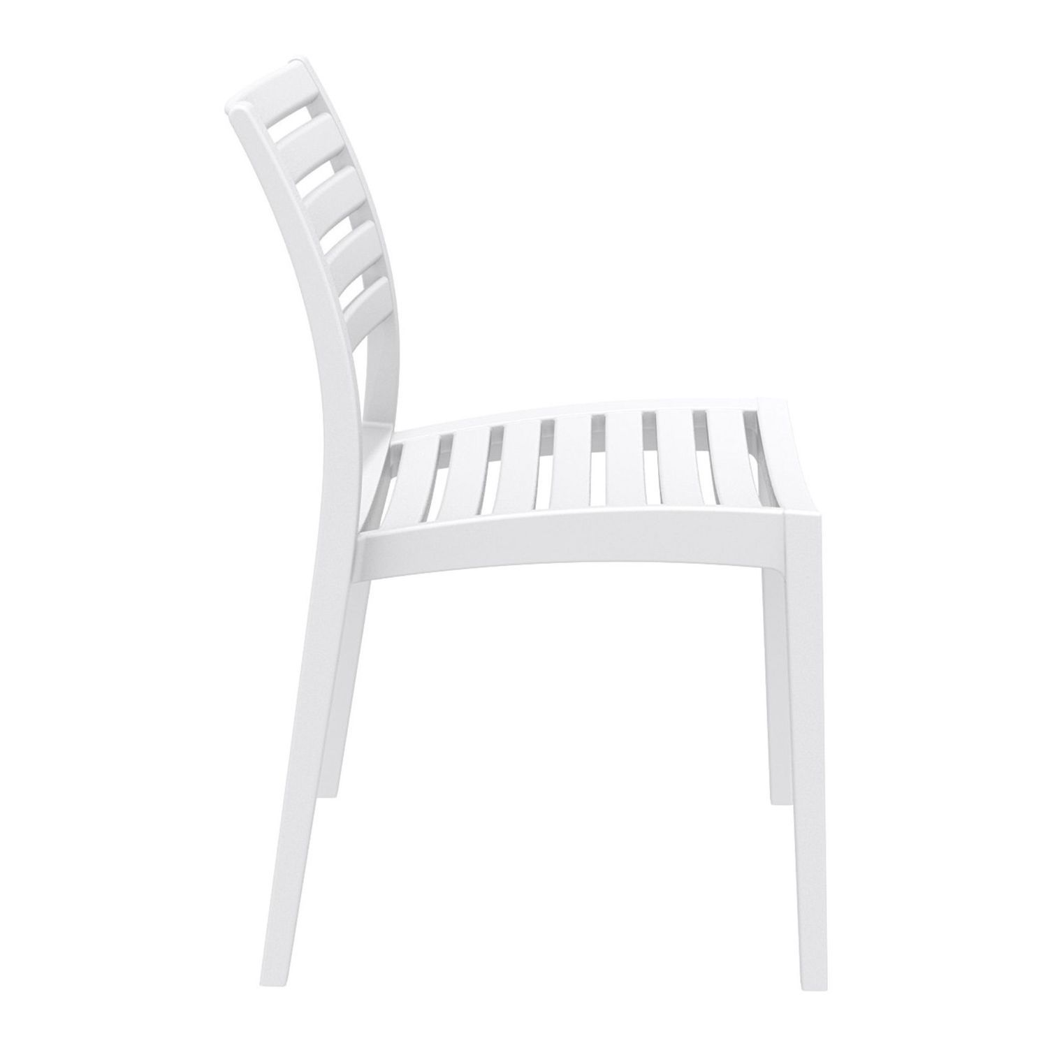 33 White Stackable Outdoor Patio Dining Chair