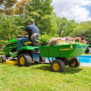 John Deere 650 lb. 10 cu. ft. Tow-Behind Poly Utility Cart PCT-100JDC