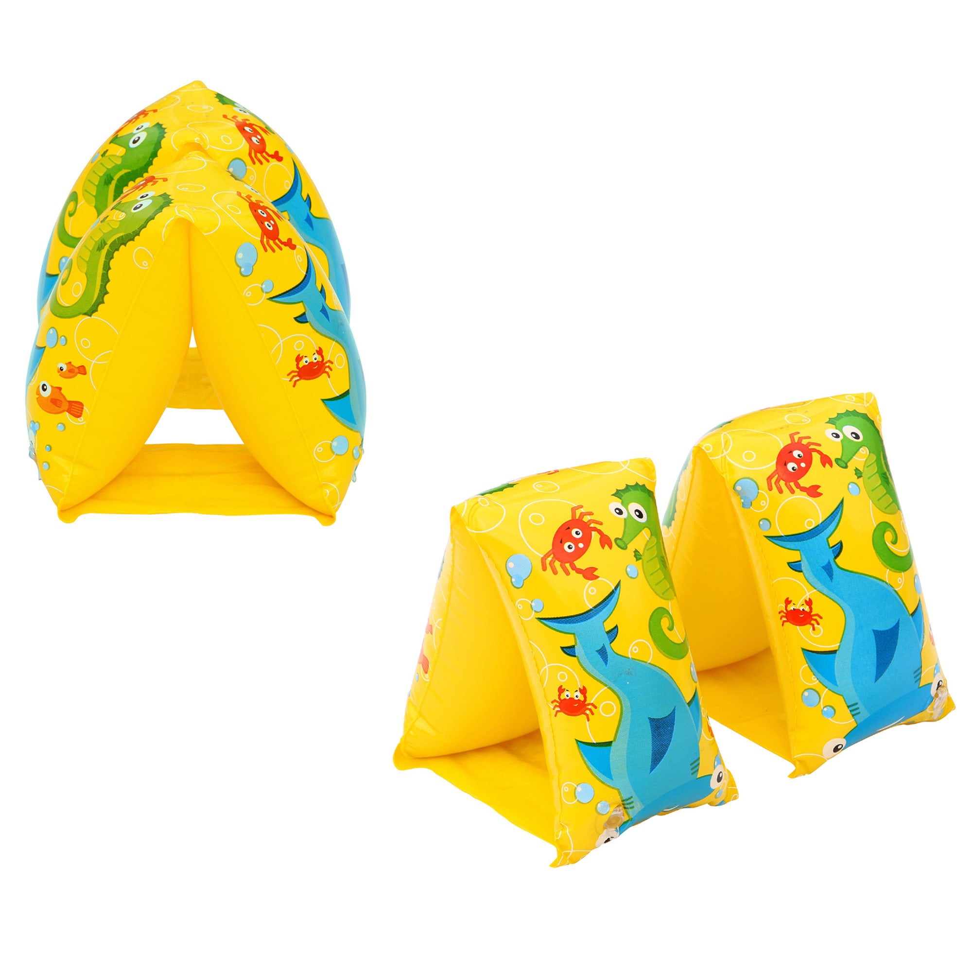 Banzai Jr. 5-Piece Swim Set (Vest, Arm Floats, Swim Ring, Pool Seat, Kick Board) Ages 9-36 Months