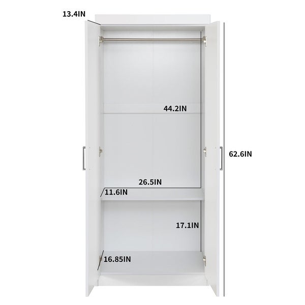 Modern Simple Style Armoire Clothes Closet for Bedroom - - 37249226