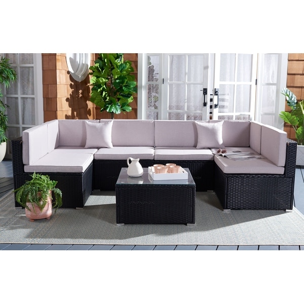 SAFAVIEH Outdoor Living Diona Patio Sectional Set