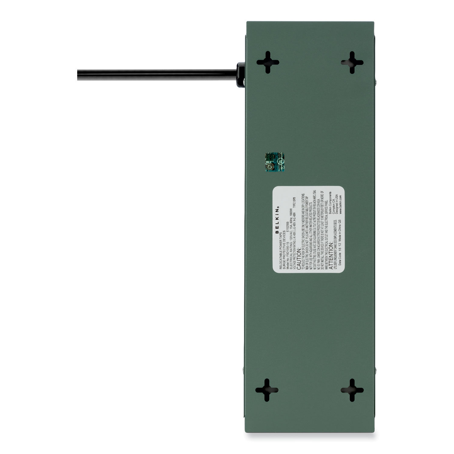 Metal SurgeMaster Surge Protector by Belkinandreg; BLKF9D100015