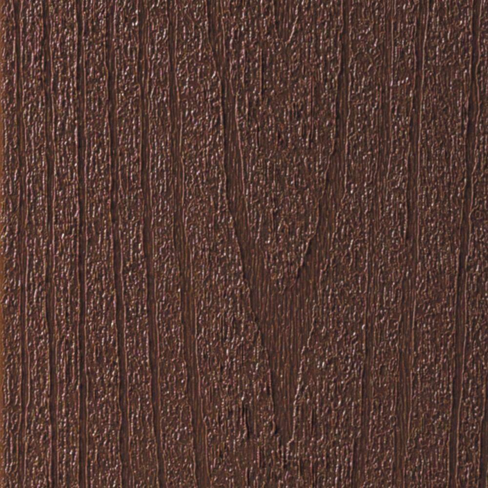 TimberTech Composite Terrain 54 in. x 6 in. x 1 ft. Grooved Rustic Elm Composite Sample (Actual: 0.94 in. x 5.36 in. x 1 ft.) SAMP-TC12RE