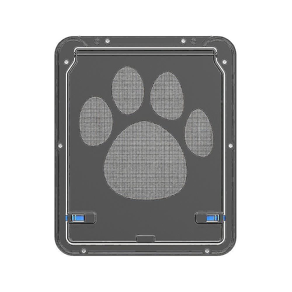 Pet Supplies Dog Paw Print Door Anti-bite Small Dog Cat Screen Door