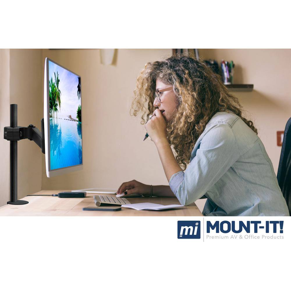 mount-it! Full Motion Monitor TrussPole mount-it! for Screens up to 32 in. MI-391