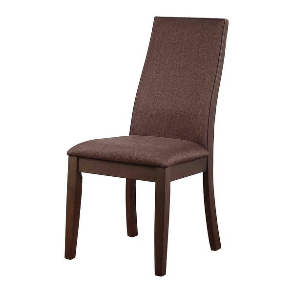 Charleston Upholstered Solid Back Dining Chairs (Set of 8)