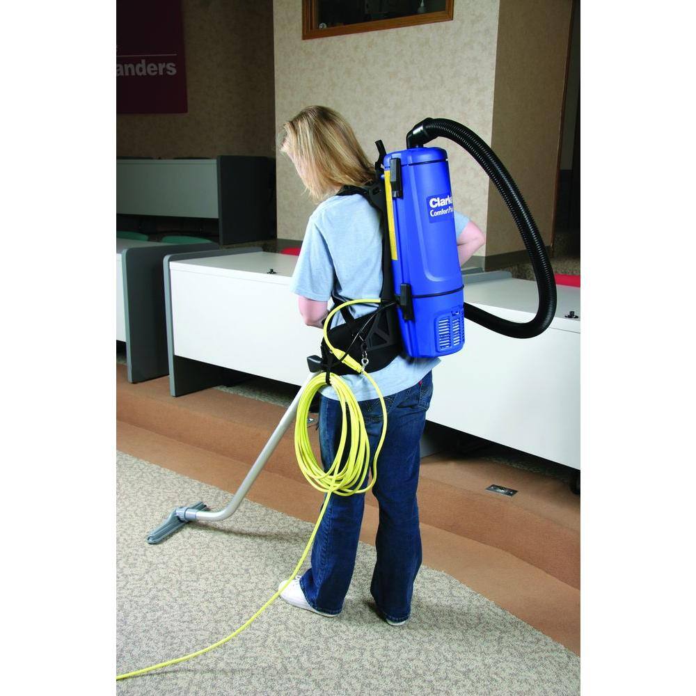 Clarke Comfort Pak 6 Qt. Commercial Backpack Vacuum Cleaner with Tool Kit 9060610010