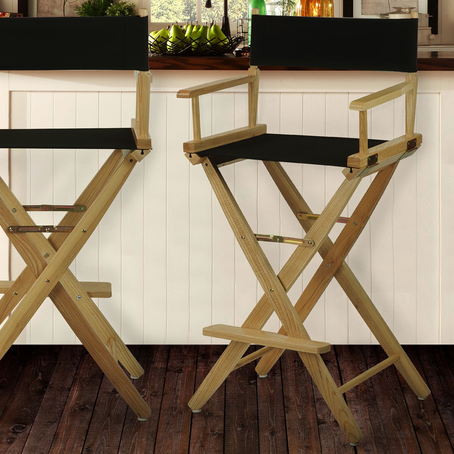 Casual Home 30 Extra-Wide Director's Chair Bar Stool