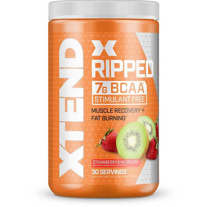 Xtend Ripped Strawberry Kiwi Splash BCAA Training Supplement