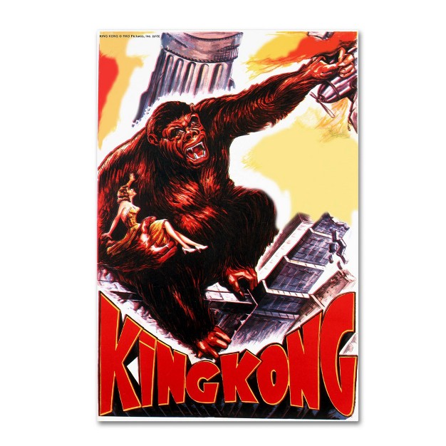 X 32 quot King Kong 4 By Lantern Press Trademark Fine Art