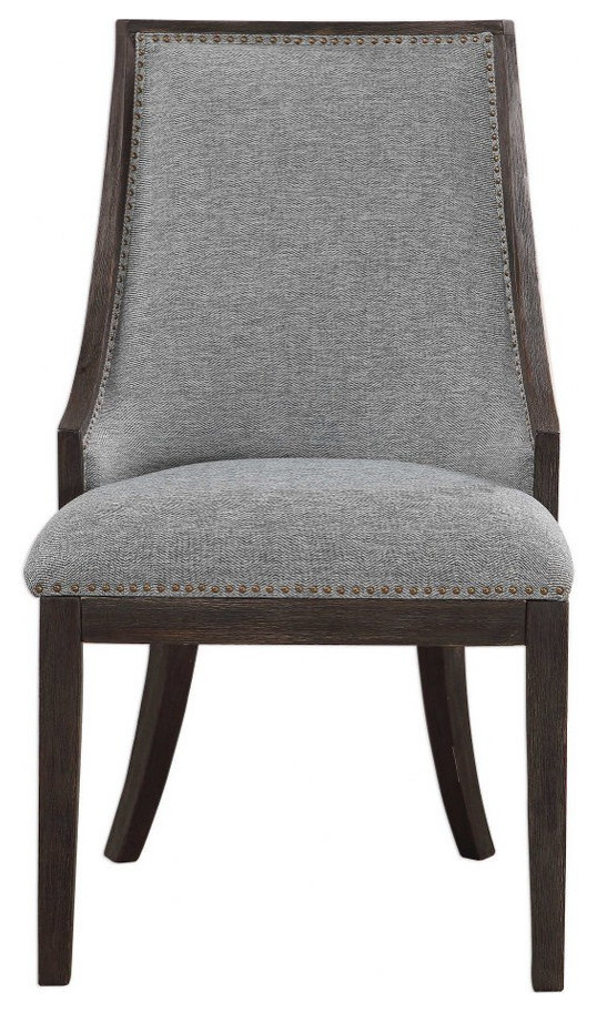 Uttermost 23481 Janis   39.5 inch Accent Chair   22.5 inches wide by 26.5 inches   Transitional   Dining Chairs   by 1STOPlighting  Houzz