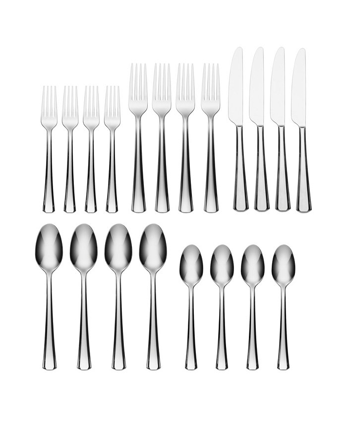 Oneida Bleeker 20 Piece Everyday Flatware Set Service for 4