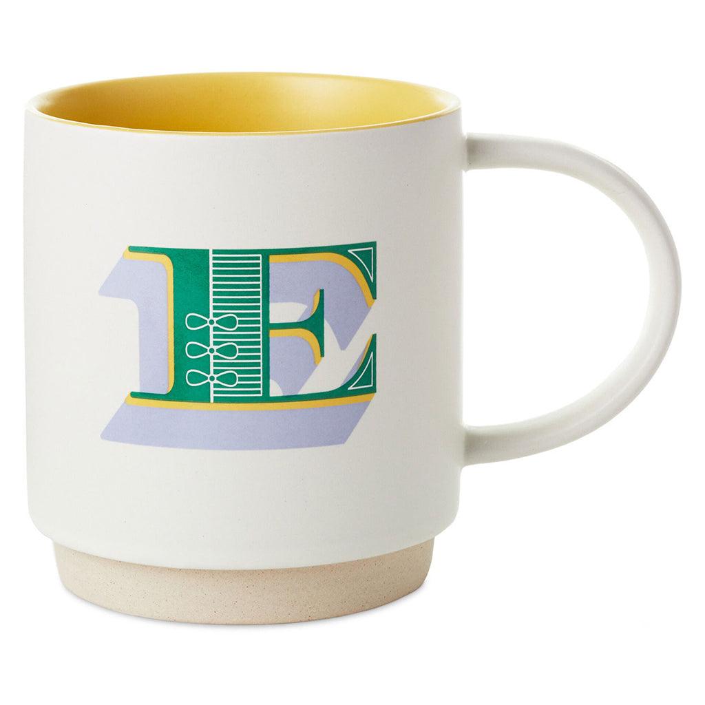 Hallmark  Initial Monogram 16 oz. Mug, E