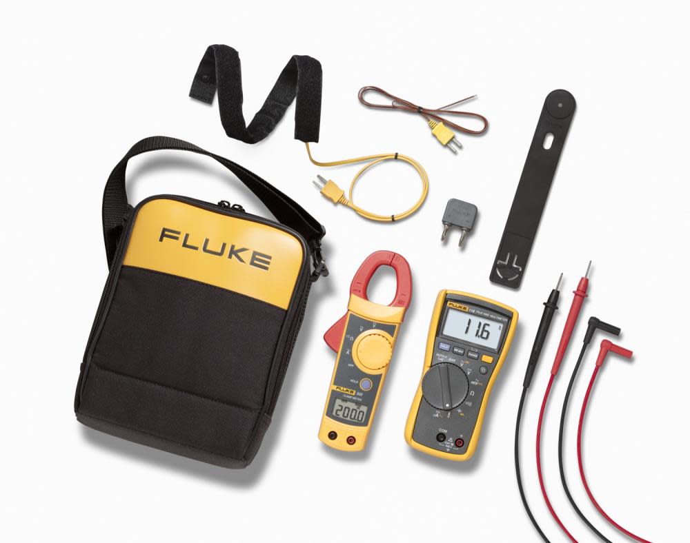 Fluke 116/323 HVAC Combo Kit ; Includes Multimeter and Clamp Meter ;