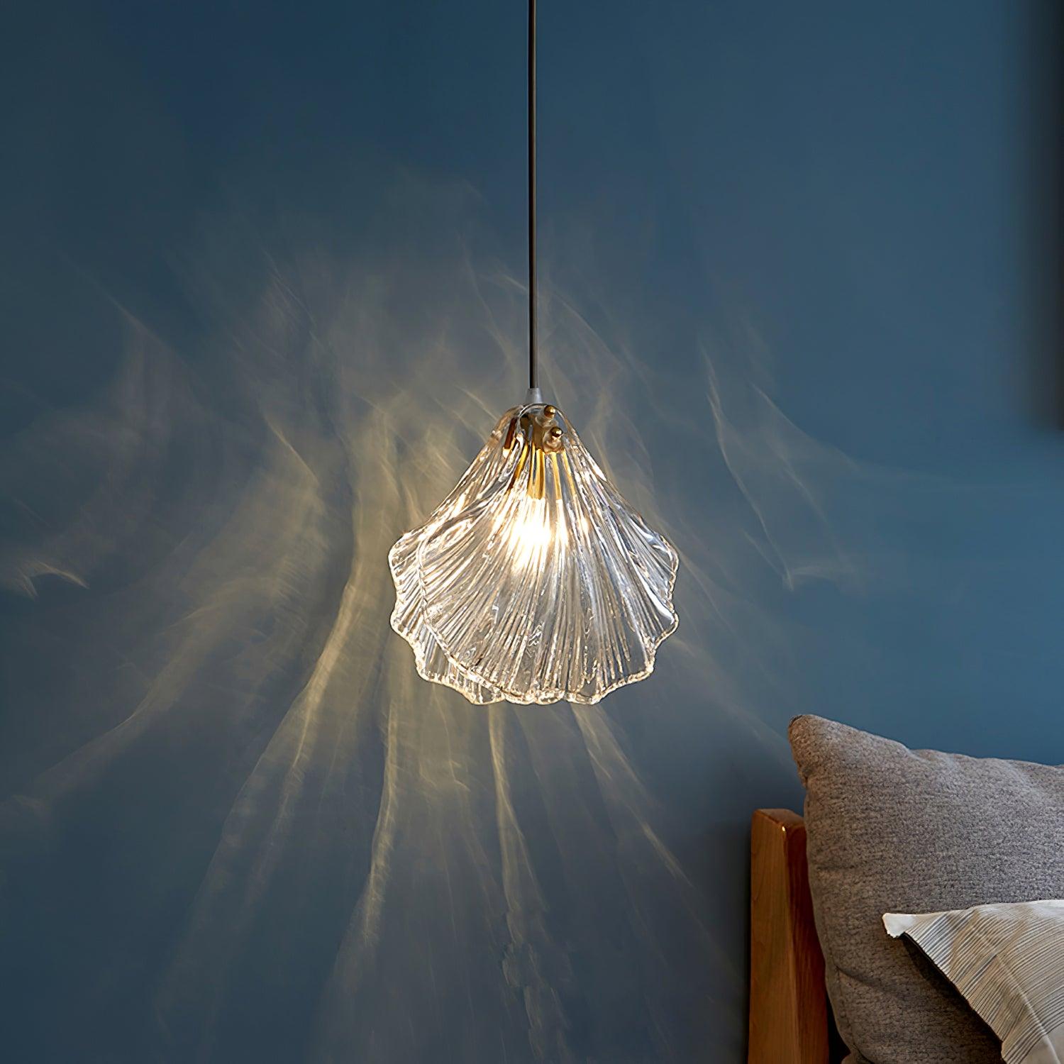 Shell Mini Pendant Swag Light