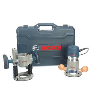 Bosch 12 Amp 2-14 in. Corded Peak Variable Speed Plunge and Fixed Base Router Kit with Hard Case 1617EVSPK