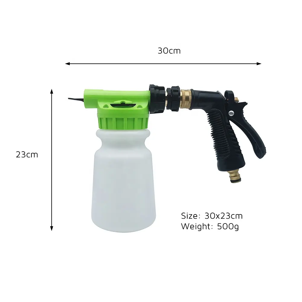 Lawn Care Liquid Chemical Mixing Sprayer Water Hose End Fertilizer Adjustable Dilution Pesticide Sprayer with Clear Bottle