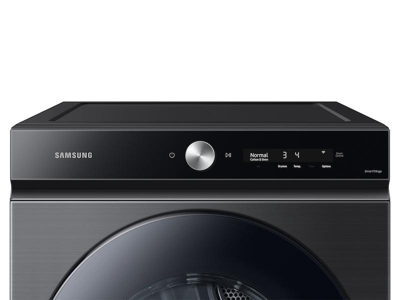 Samsung DVE53BB8700V Bespoke 7.6 Cu. Ft. Ultra Capacity Electric Dryer With Super Speed Dry And Ai Smart Dial In Brushed Black