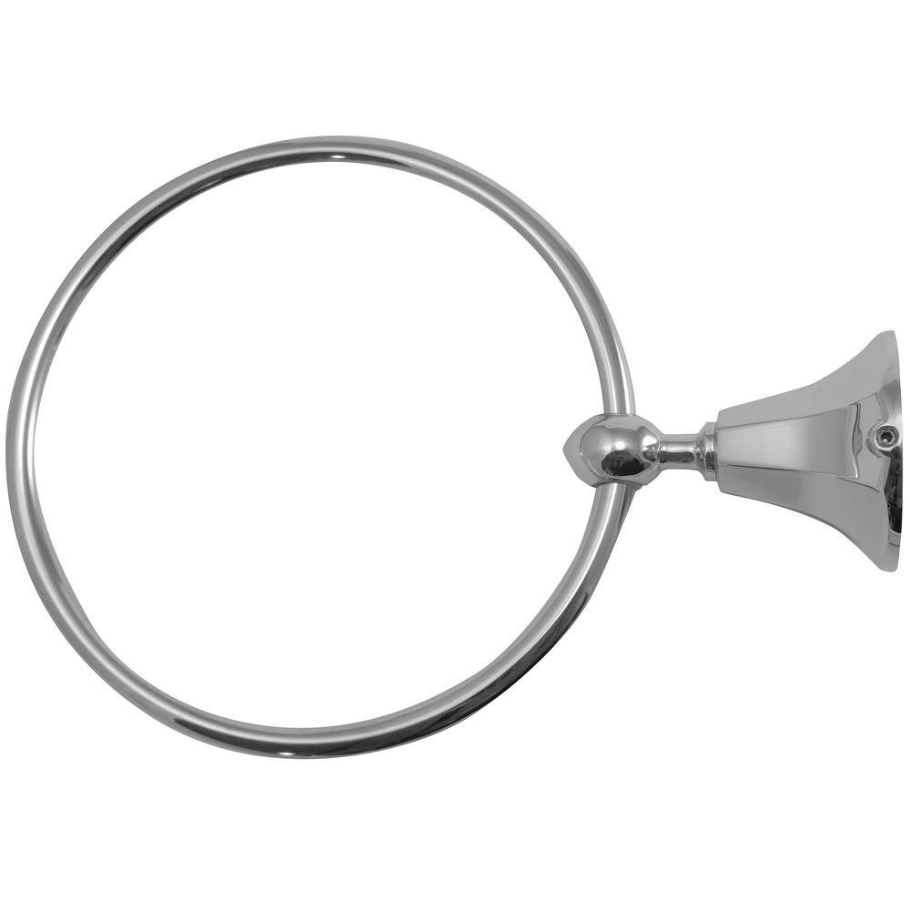 Paradise Bathworks Heaven Towel Ring in Chrome 61026