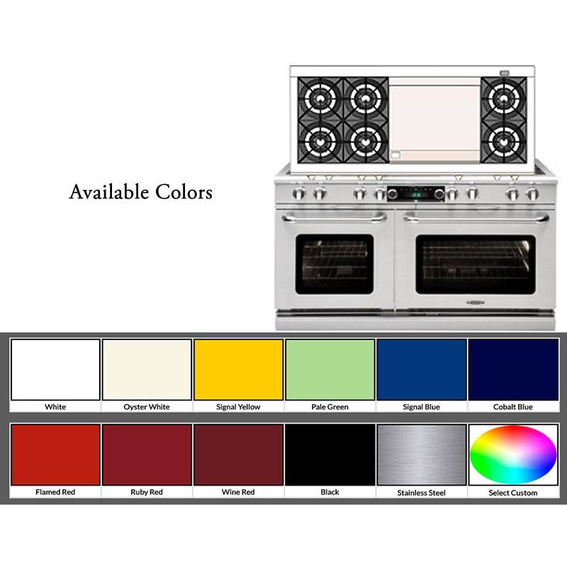 Capital 60-inch Freestanding Dual-Fuel Range COB604GG2-L