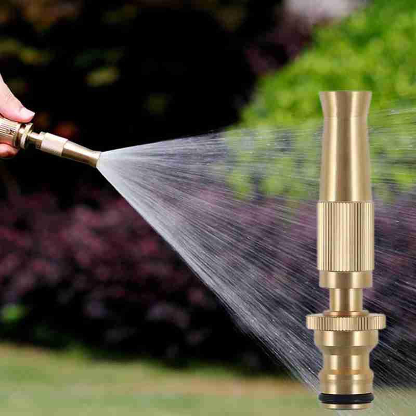 High Pressure Hose Nozzle Heavy Duty | Hose Nozzles for Garden Hoses | Adjustable Fits Standard Hoses， Garden Sprayer， Power Washer Nozzle