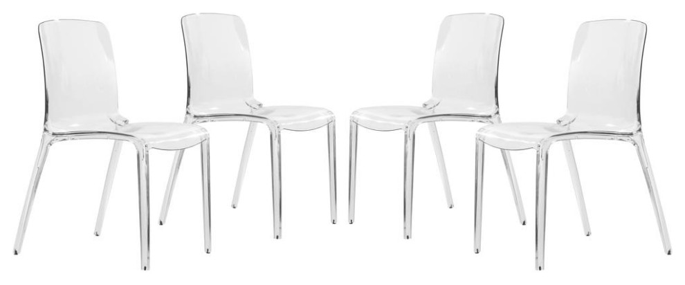 LeisureMod Murray Modern Dining Chair  Set of 4 MC20CL4   Contemporary   Dining Chairs   by Skyline Decor  Houzz