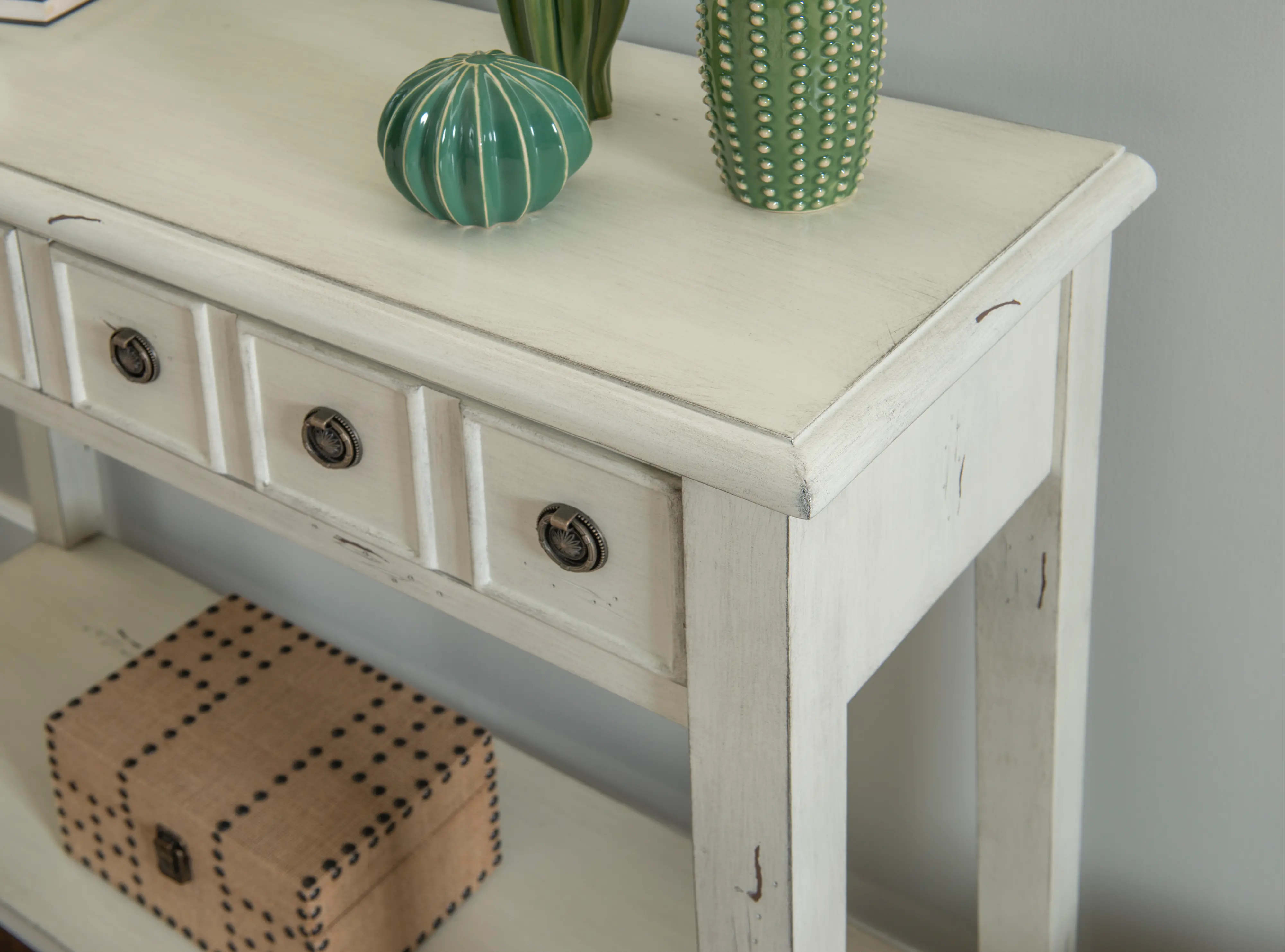 Sadie Cream Small Console Table