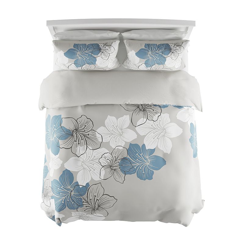 Portsmouth Home Microfiber Floral Comforter Set