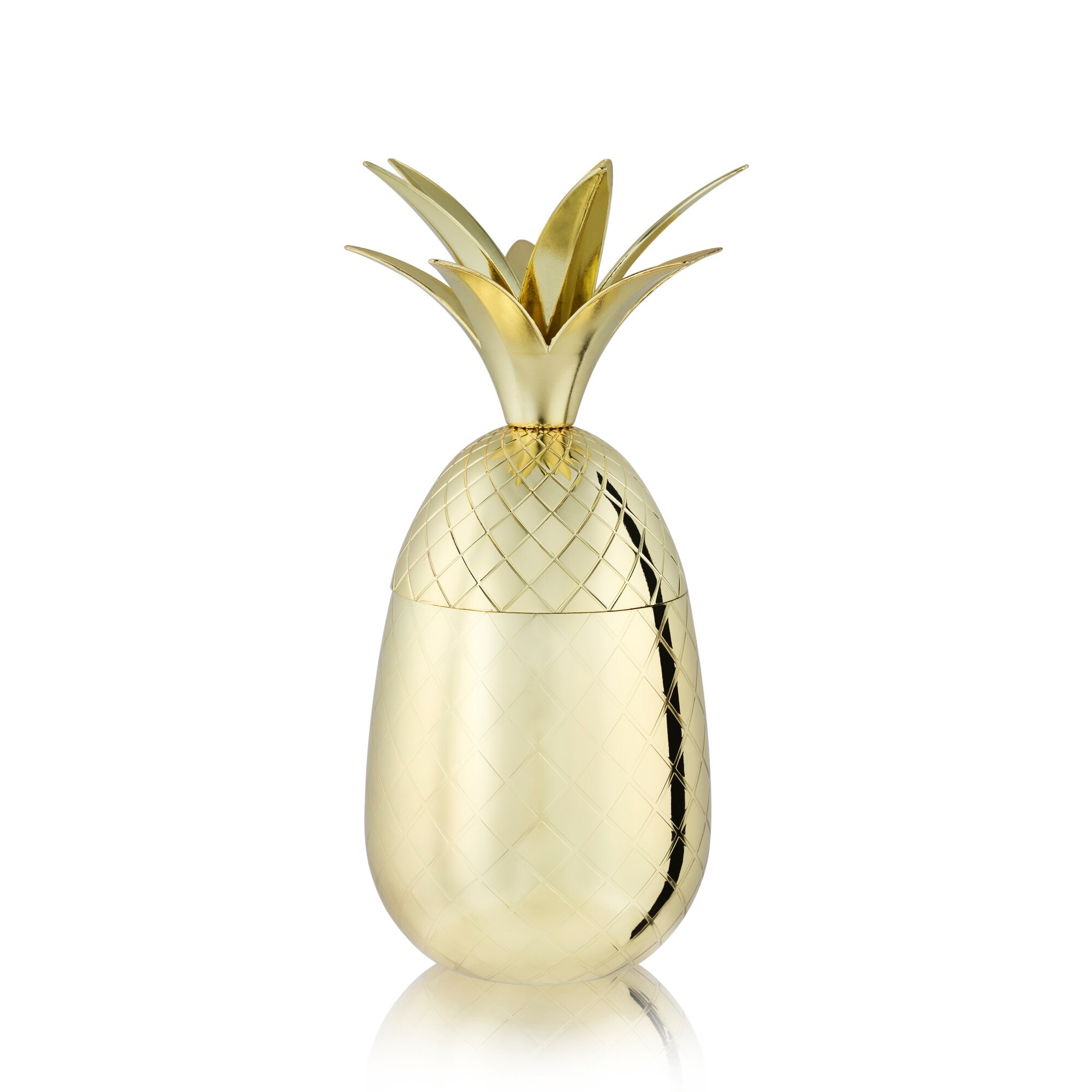 16oz Gold Pineapple Tumbler by Viski - 8.25