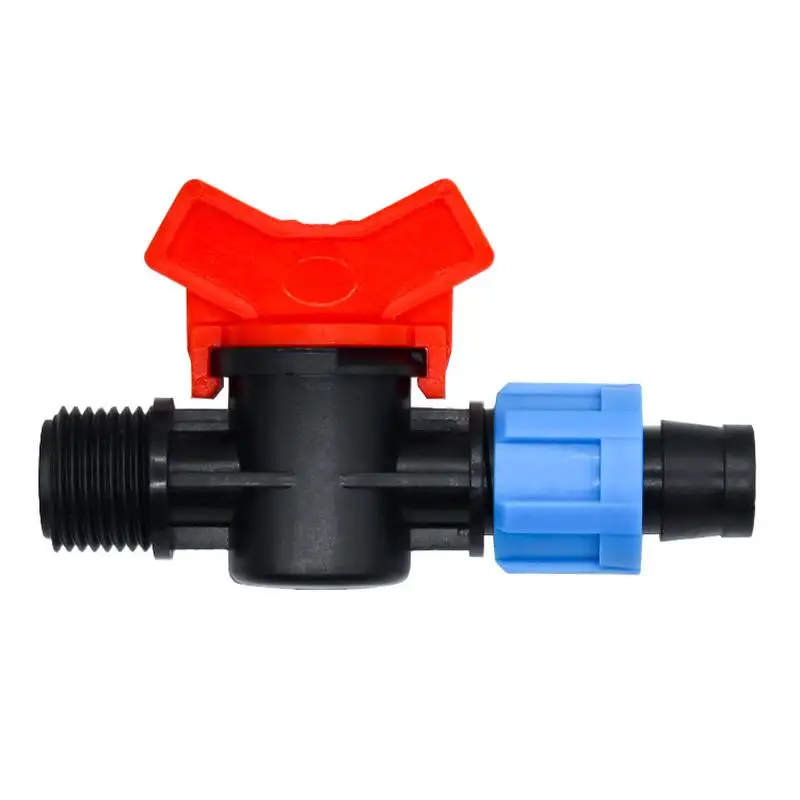 16Mm 20Mm Irrigation  System Plastic Drip Tape Connectors And Hose Control Valves Plastic Mini Barb Female/