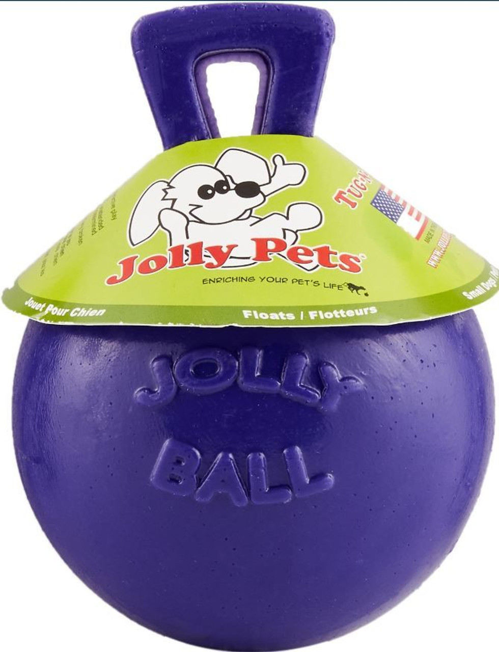 Jolly Pets Purple Tug-n-Toss Dog Toy