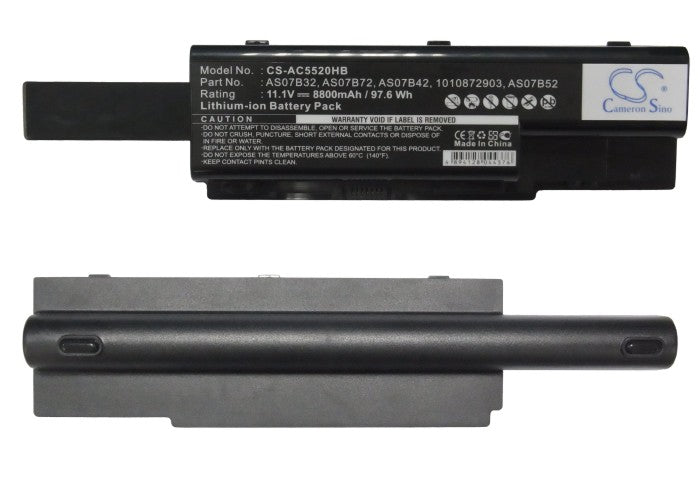 Acer Aspire Aspire 5220G Aspire 5230 Aspire 5235 A Replacement Battery BatteryClerkcom Laptop and Notebook