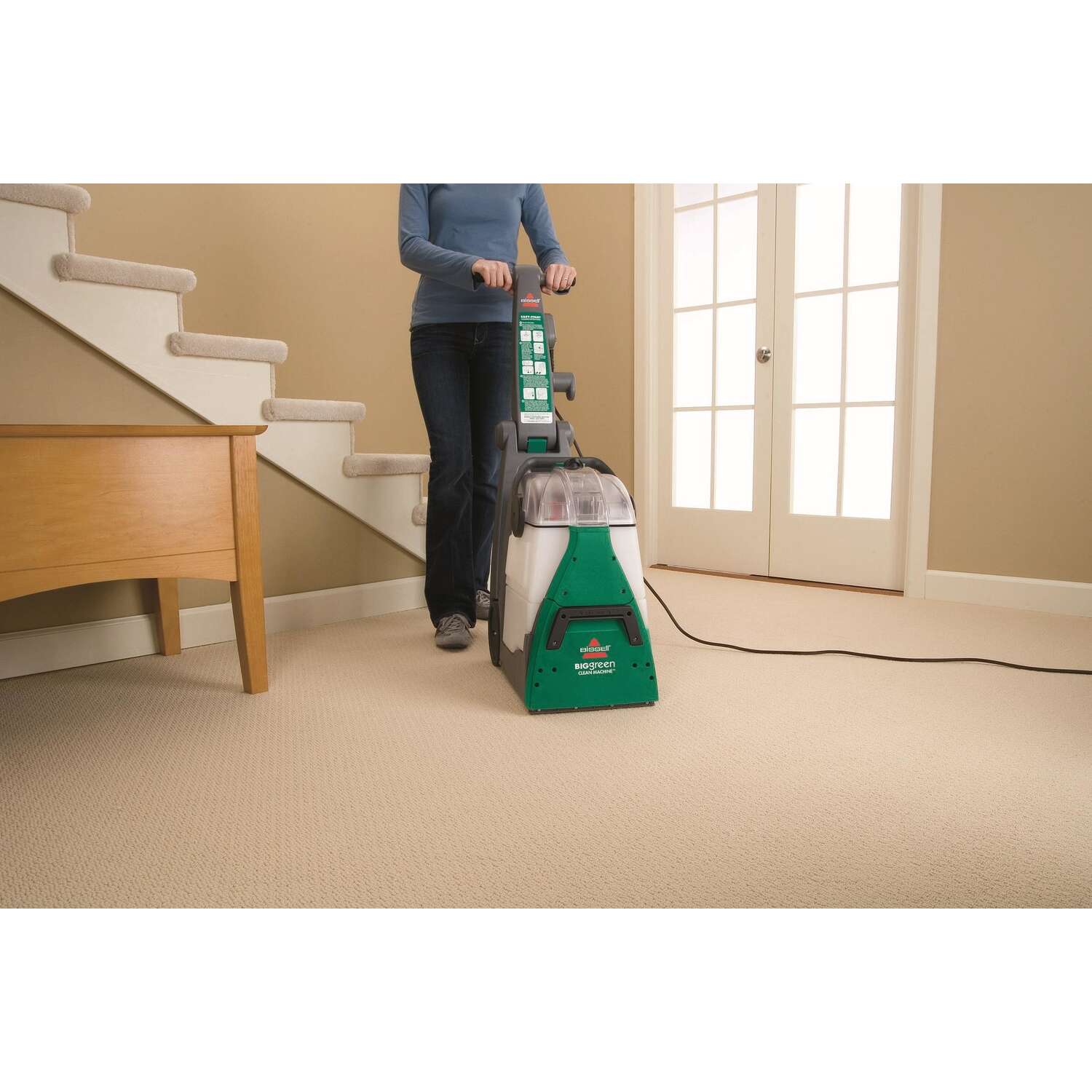 Bissell Big Green Bagless Carpet Cleaner 12 amps Standard Green