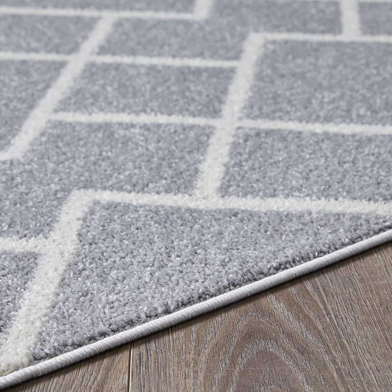 Loomaknoti Kissandrah Ble Gray Area Rug