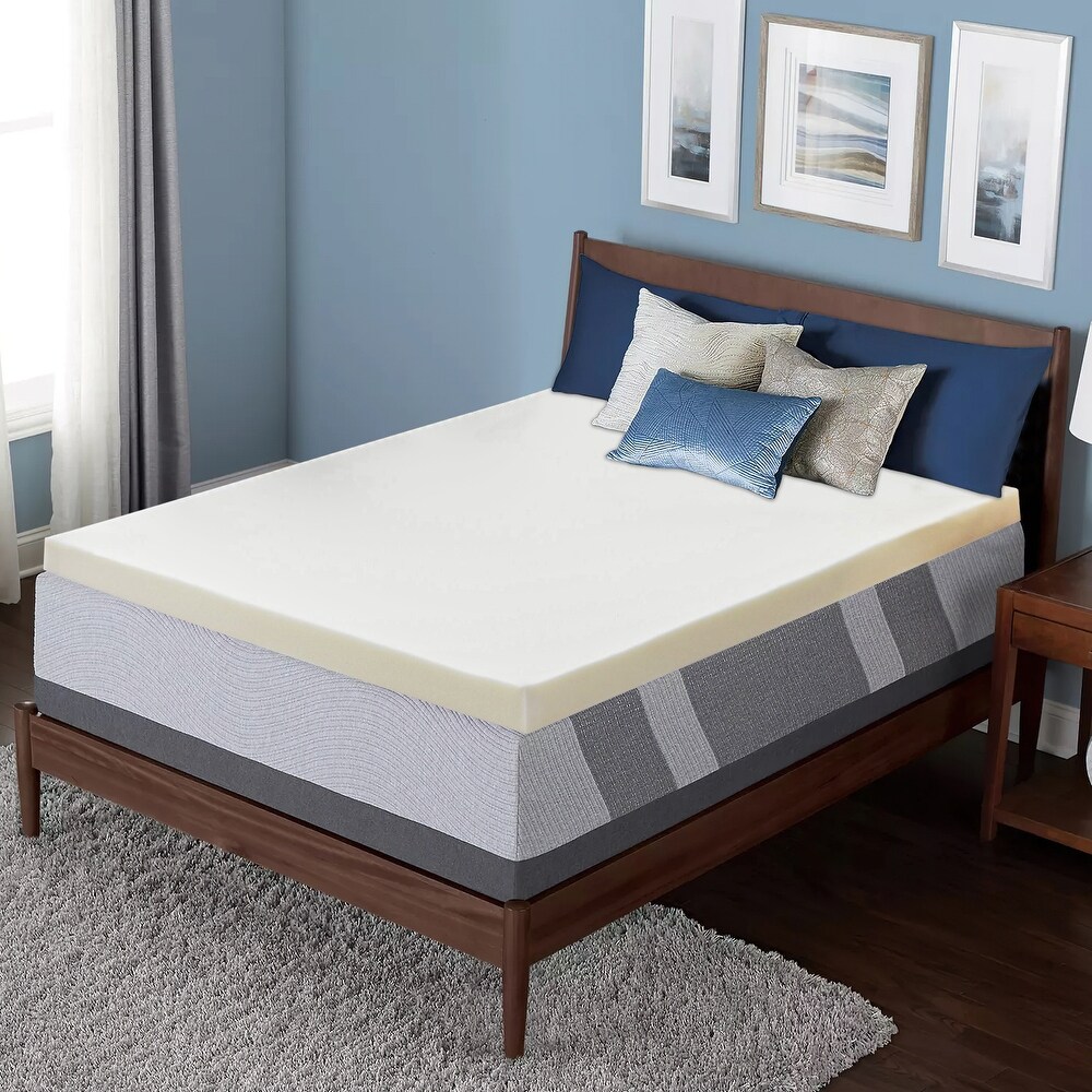 Onetan 1 inch/2 Inch Foam Topper Adds Comfort to Mattress.