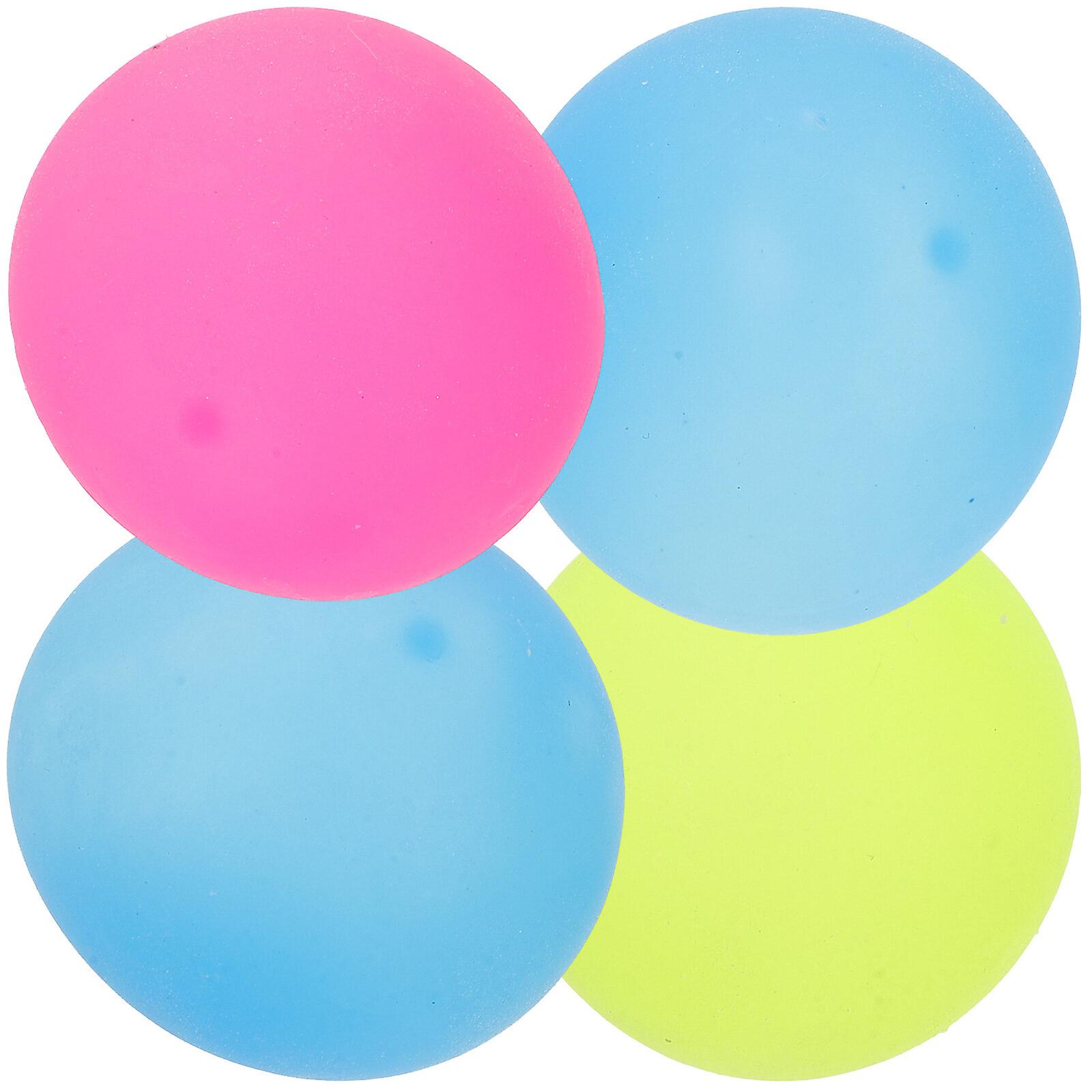 4pcs Round Stress Toys Stress Relax Playthings Round Squeeze Toys Round Squeeze Toys