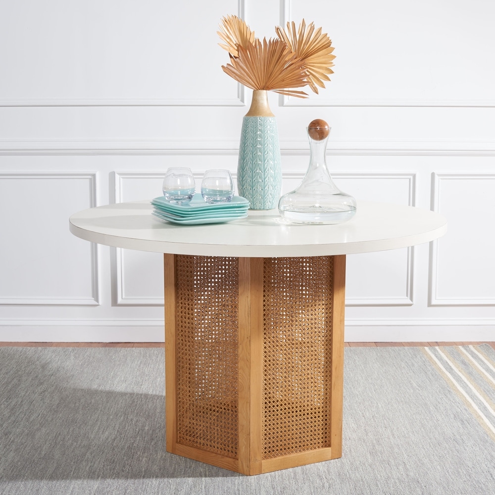 SAFAVIEH Danez Cane Dining Table   47.3\