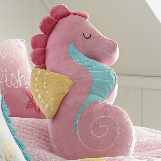 Marina Sea Horse Decorative Pillow Levtex Home