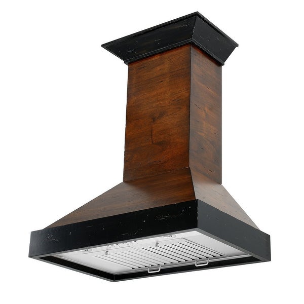 ZLINE Ducted Wooden Wall Mount Range Hood