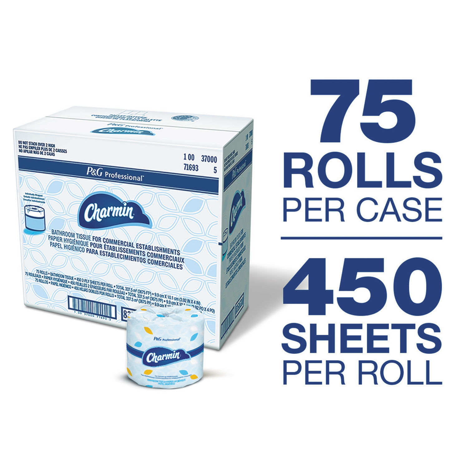 Commercial Bathroom Tissue by Charminandreg; PGC71693