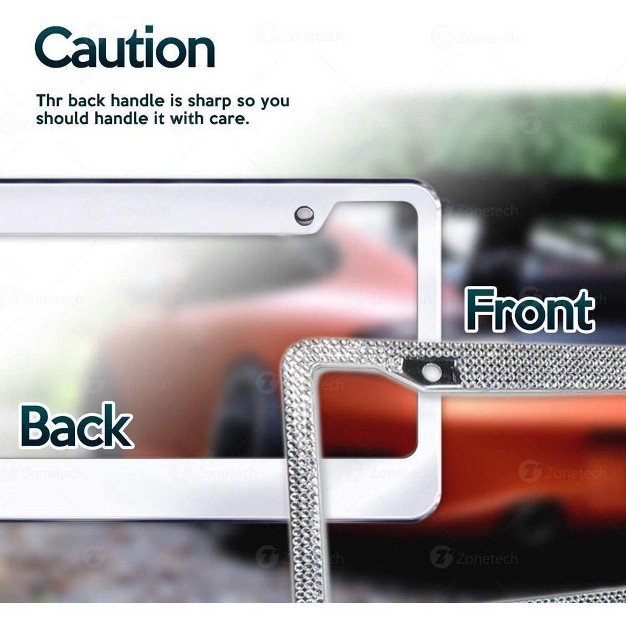 Shiny Bling License Plate Frame