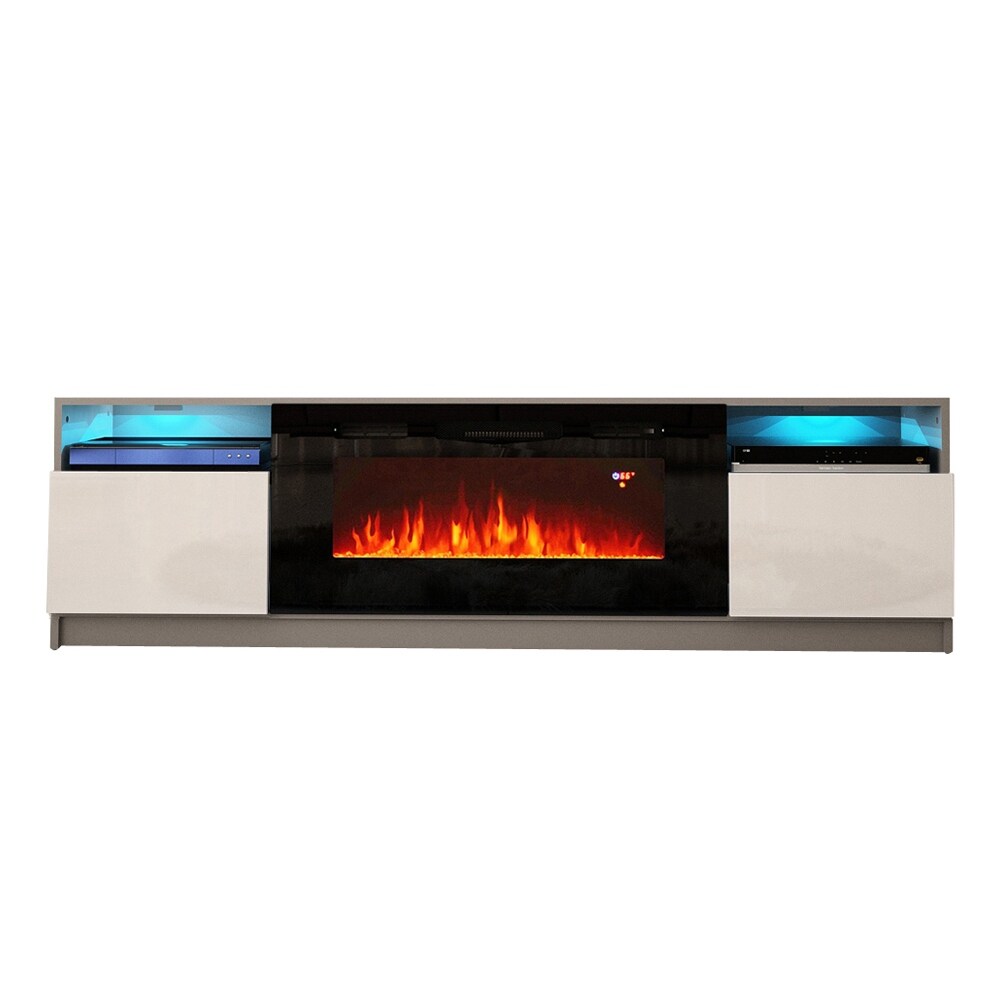 Strick   Bolton Amsden Electric Fireplace TV Stand