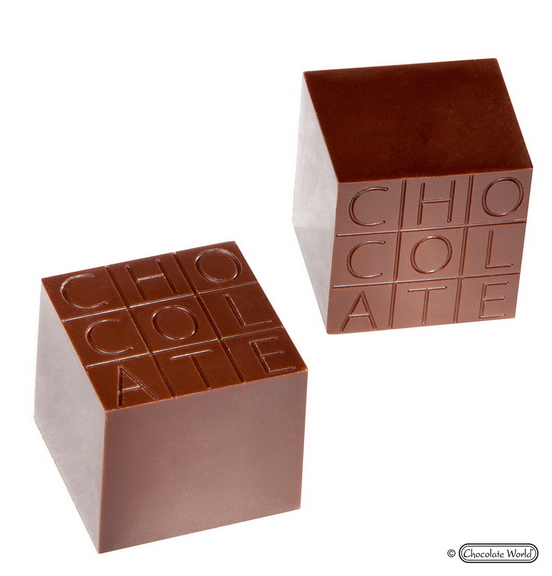 Chocolate World CW1729 Chocolate mould cube Choco...